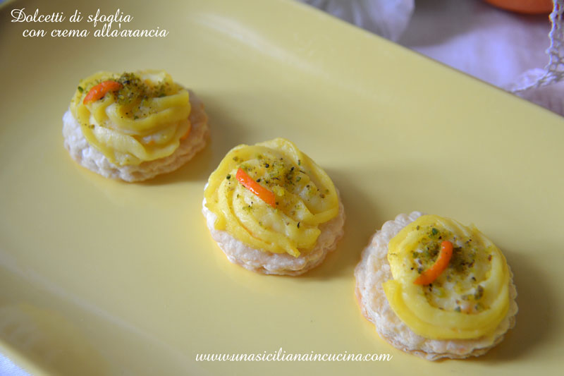Dolcetti-di-sfoglia-con-crema-arancia
