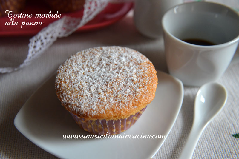 Tortine morbide alla panna