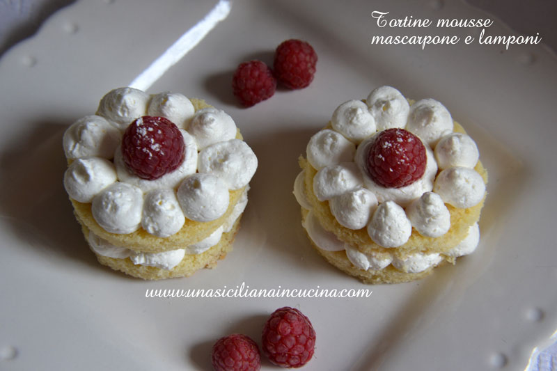 tortine mascarpone lamponi