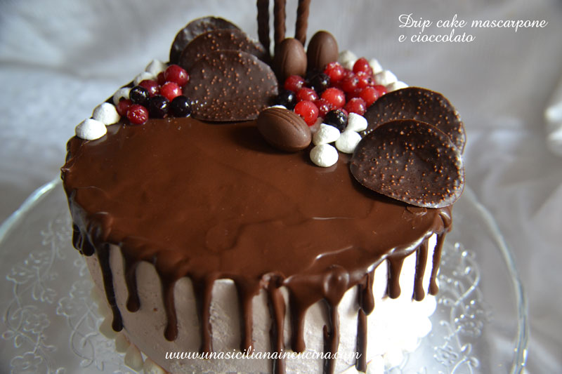 drip cake mascarpone e cioccolato drip cake mascarpone e cioccolato