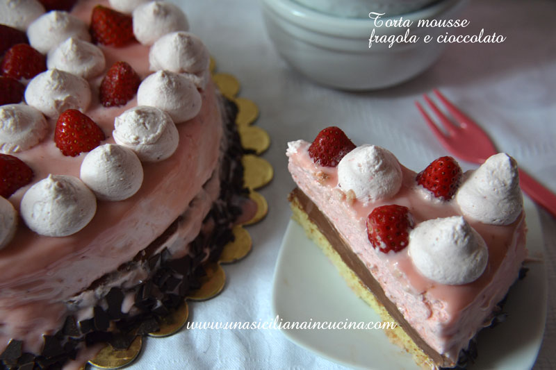 torta-mousse-fragola-e-cioccolato