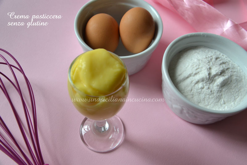 Crema pasticcera senza glutine