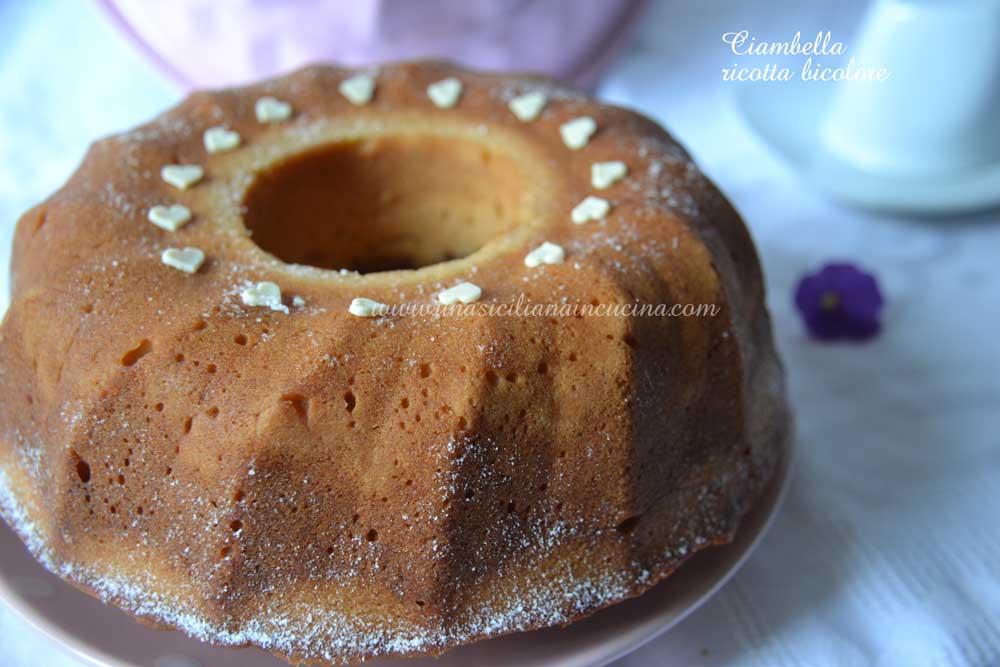 Ciambella-ricotta-bicolore