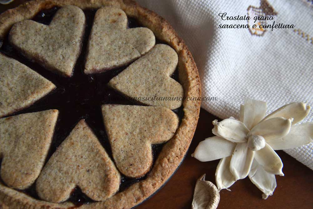 crostata grano saraceno e confettura crostata grano saraceno e confettura
