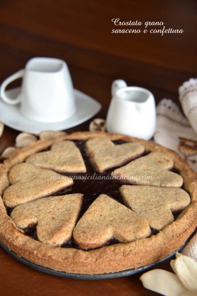 crostata grano saraceno e confettura crostata grano saraceno e confettura
