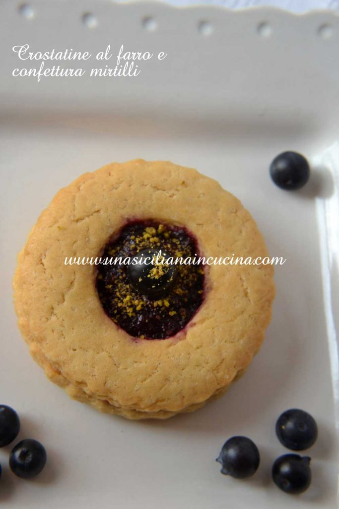 Crostatine al farro frolla all'olio