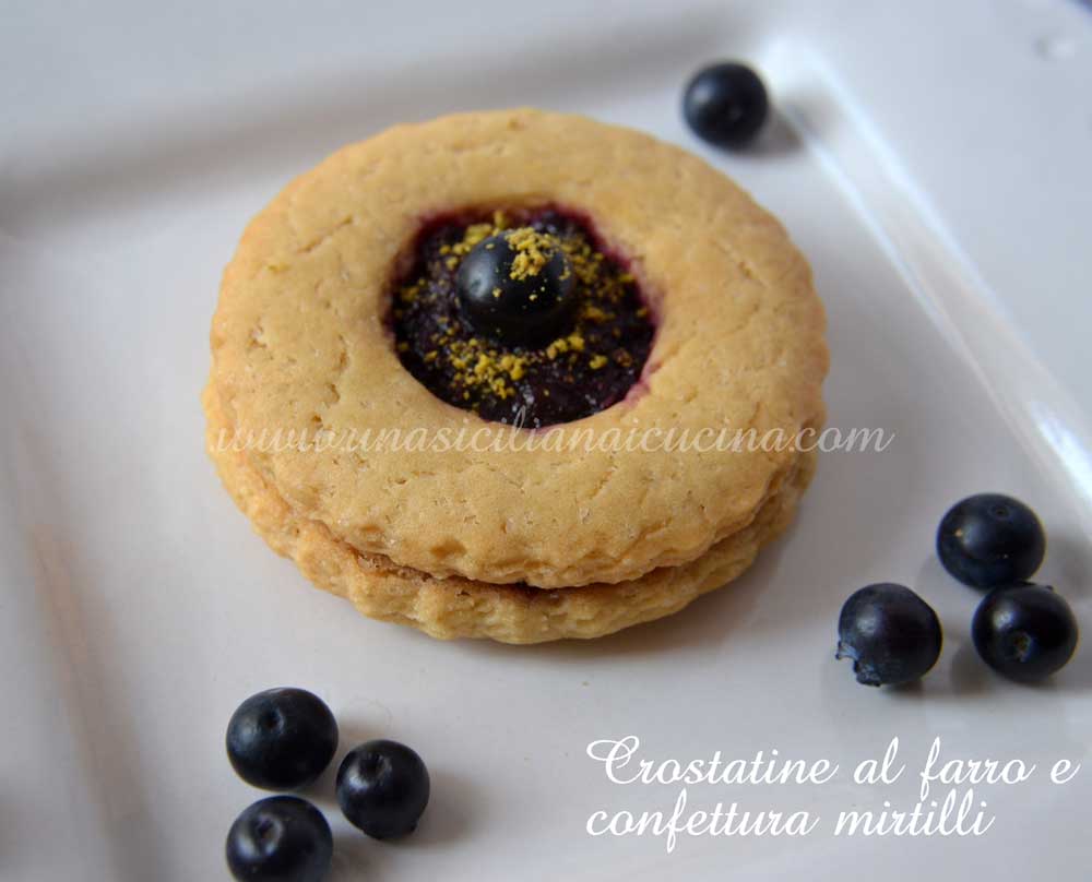 Crostatine al farro frolla all'olio