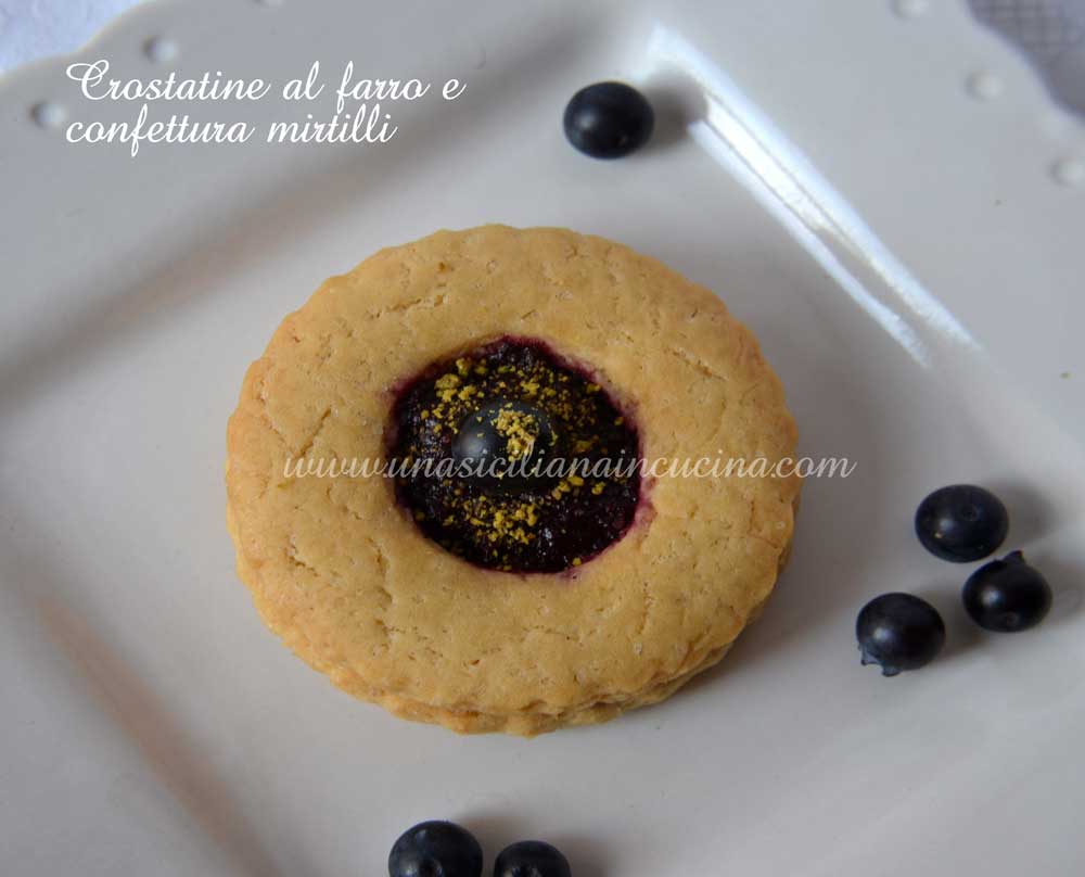 Crostatine al farro frolla all'olio