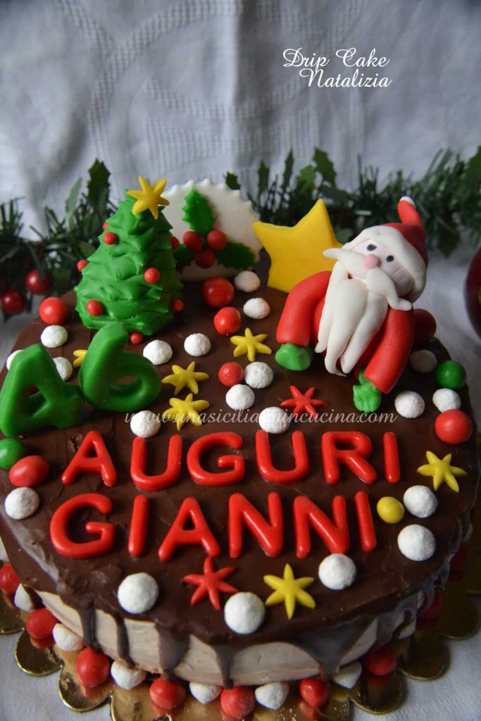 Drip Cake di Natale compleanno