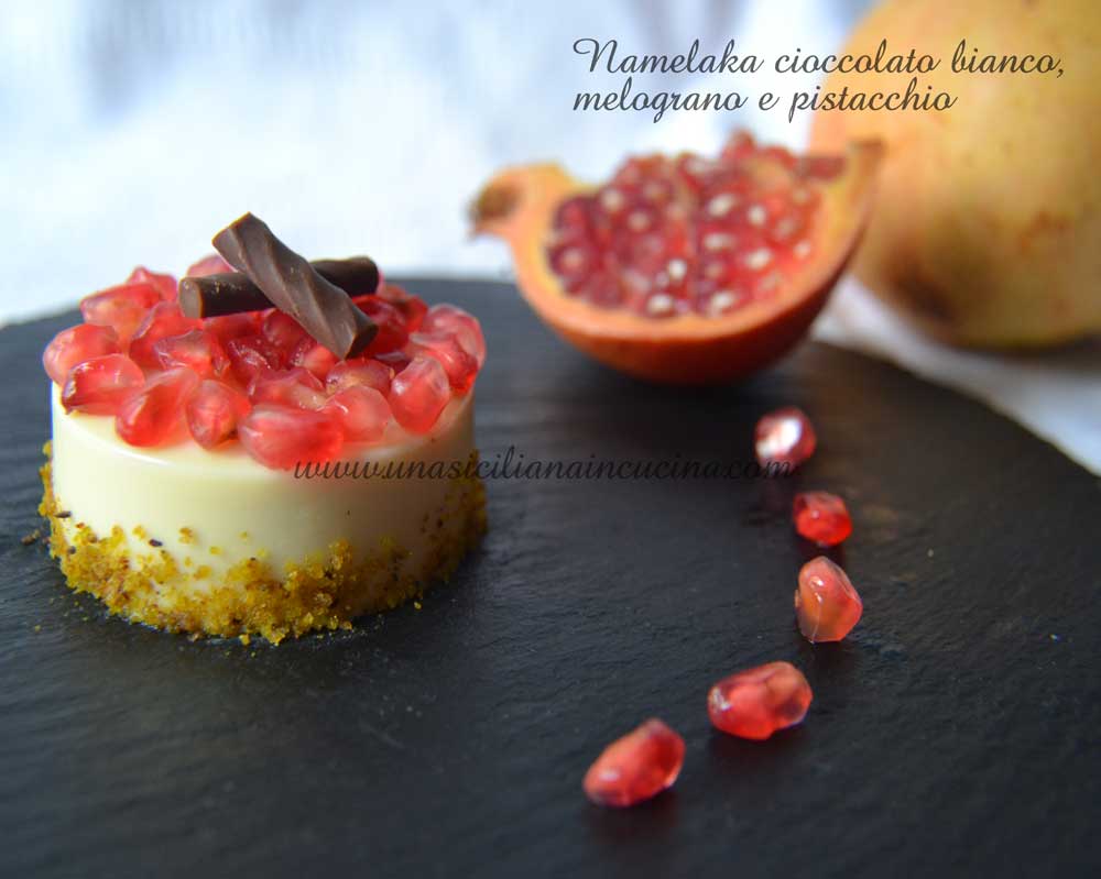 Namelaka melograno e cioccolato bianco Namelaka melograno e cioccolato bianco