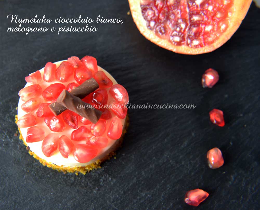 Namelaka melograno e cioccolato bianco Namelaka melograno e cioccolato bianco