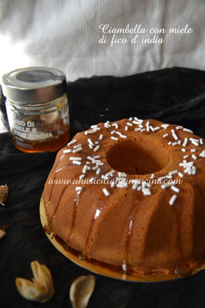Ciambella-con-miele-e-fico-d’-india
