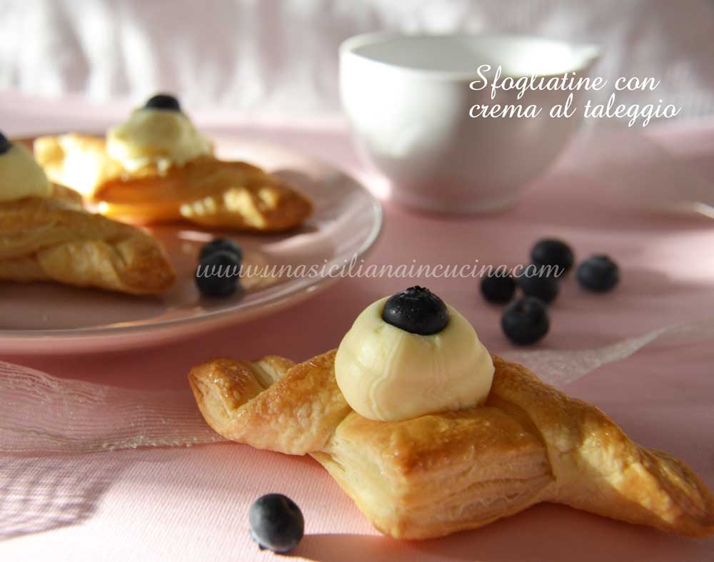 Sfogliatine con crema al taleggio 
