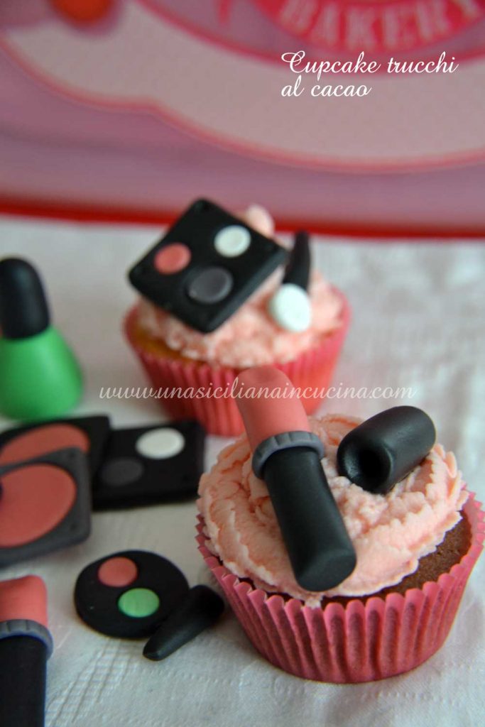 Cupcakes al cacao trucchi