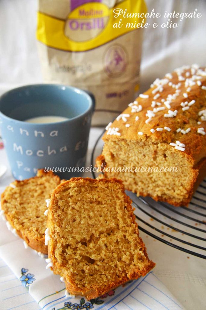 Plumcake-integrale-miele yogurt olio