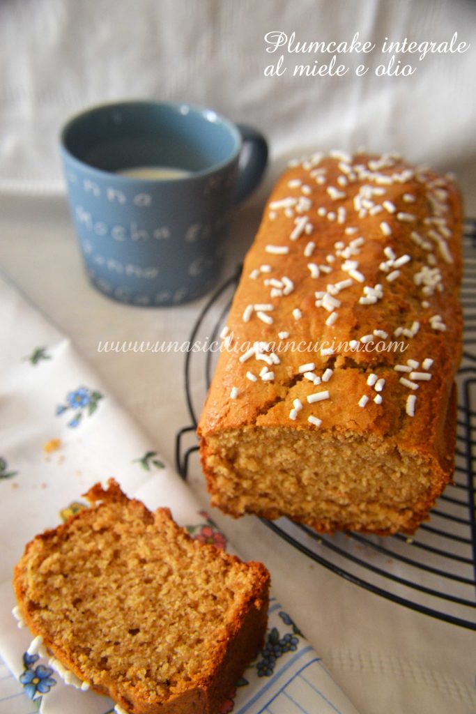 Plumcake-integrale-miele yogurt olio