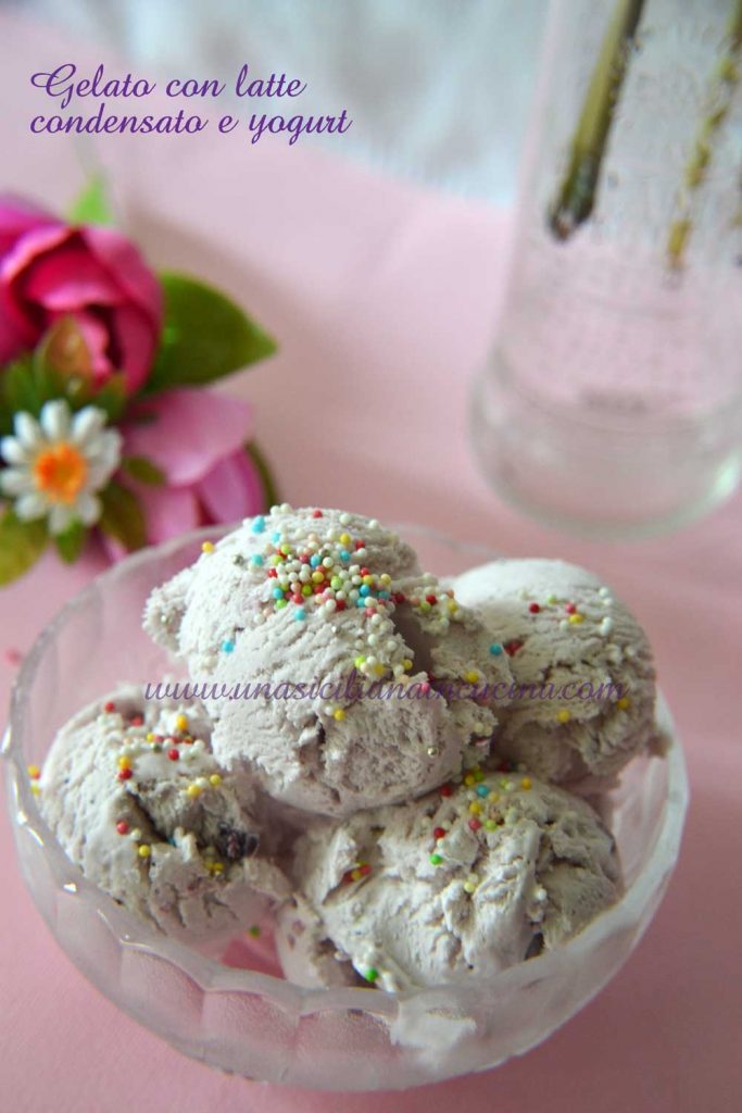 gelato con latte condensato latte condensato