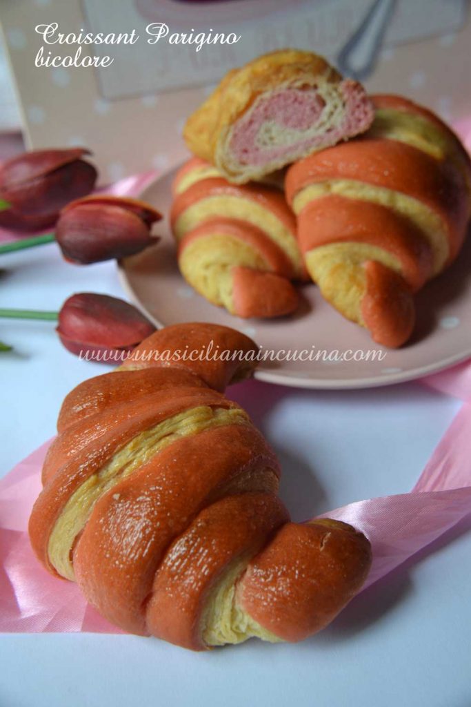 Croissant parigino bicolore