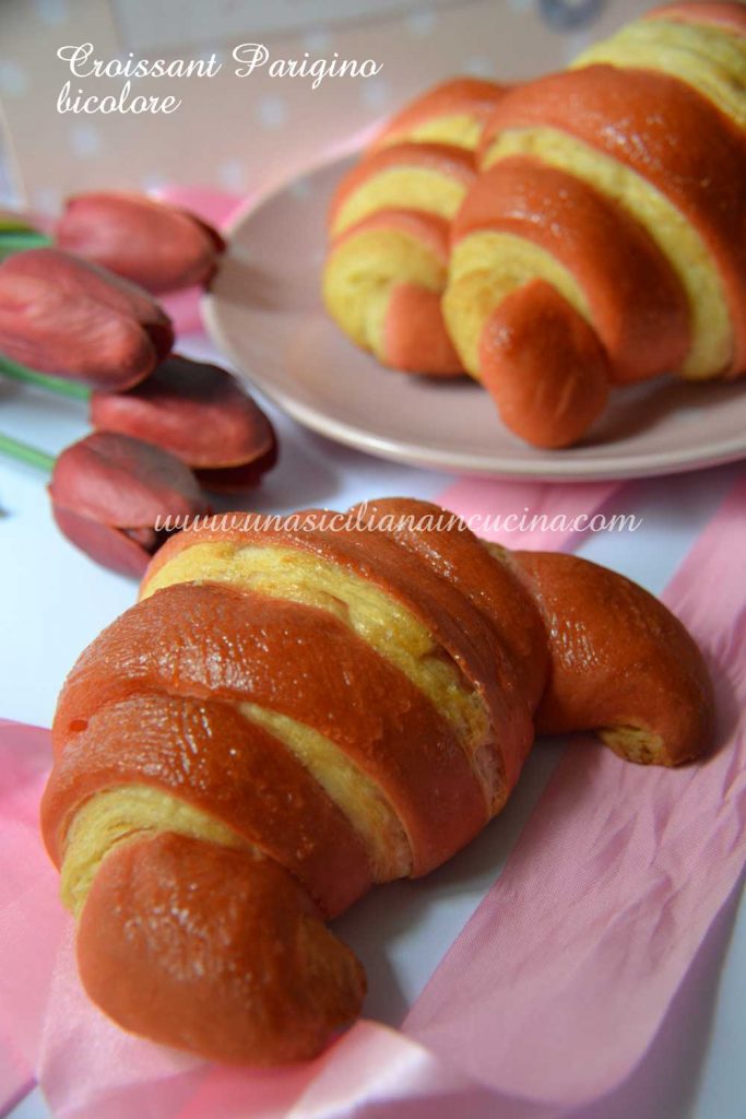 Croissant parigino bicolore