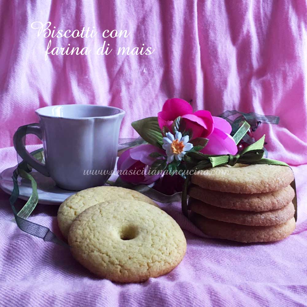 biscotti con farina di mais