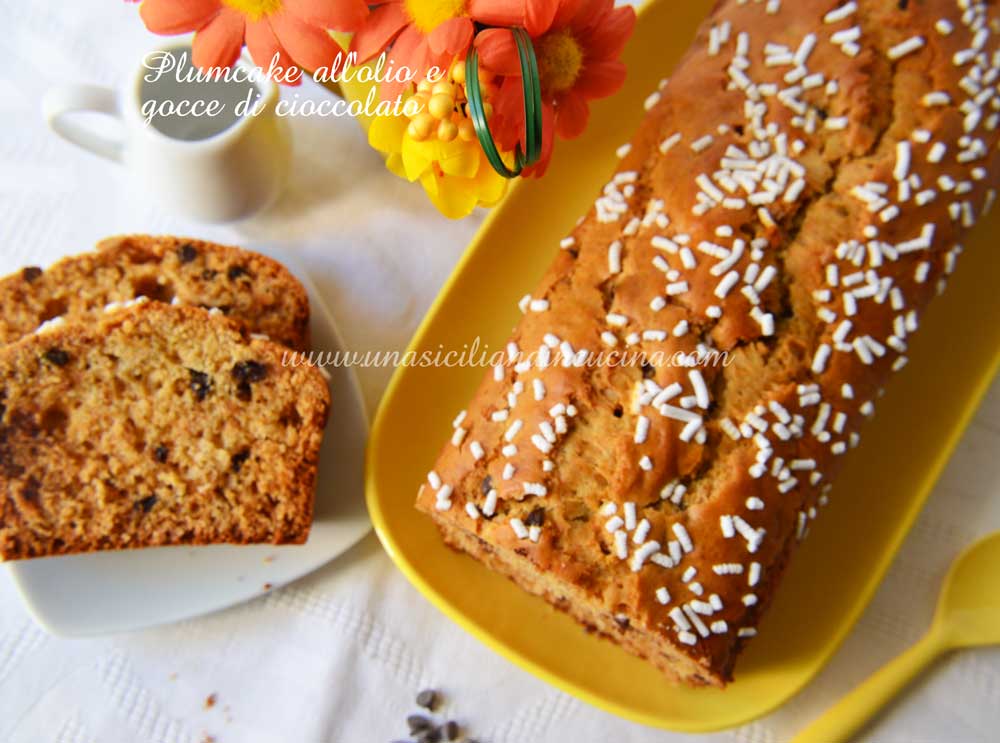Plumcake all'olio
