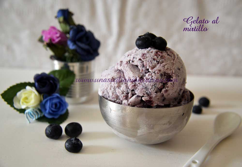 Gelato ai mirtilli 