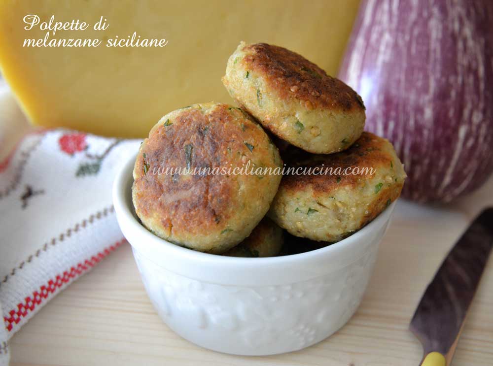 Polpette di melanzane siciliane Polpette di melanzane siciliane