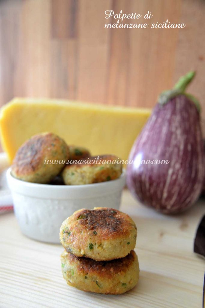 Polpette di melanzane siciliane Polpette di melanzane siciliane