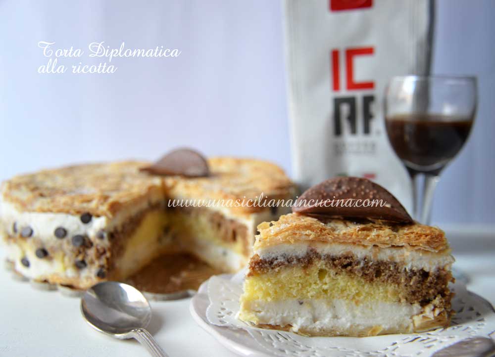 Torta Diplomatica alla ricotta