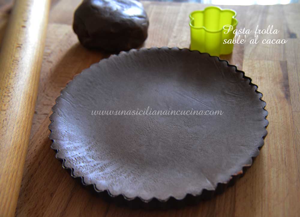 Pasta frolla sablè al cacao