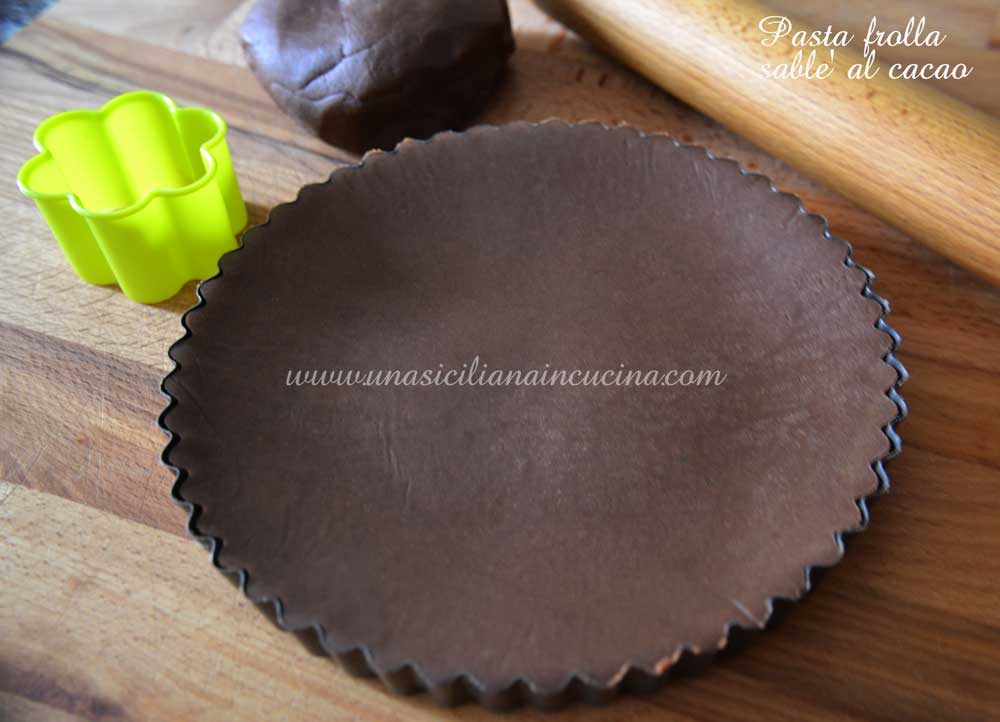 Pasta frolla sablè al cacao