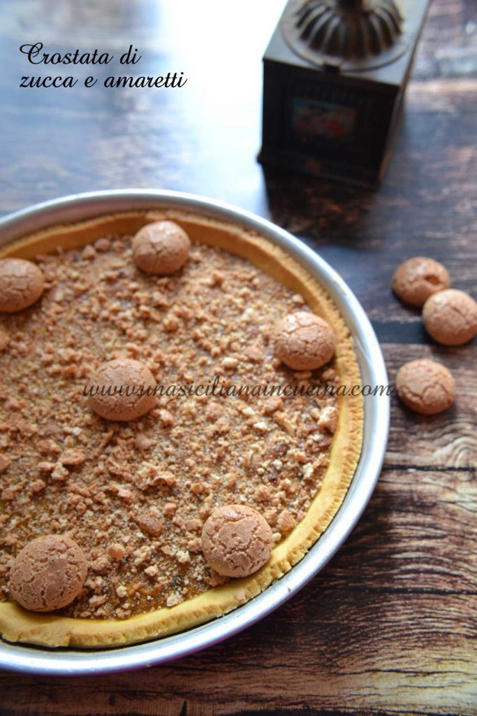 Crostata di zucca e amaretti Crostata di zucca e amaretti