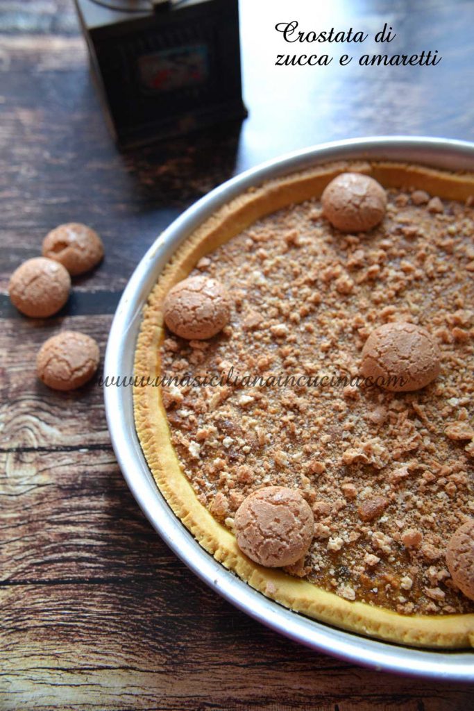 Crostata di zucca e amaretti Crostata di zucca e amaretti