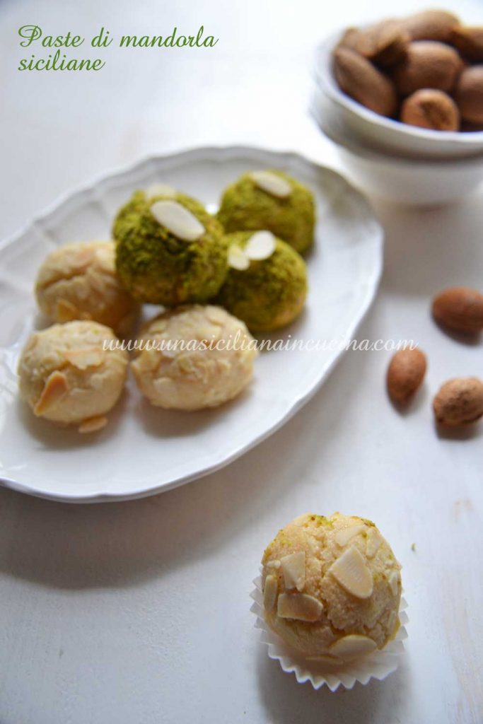 Paste di mandorla siciliane