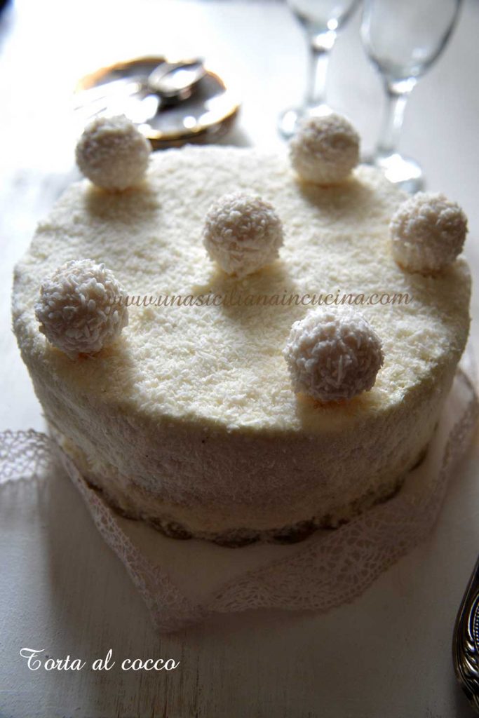 Torta al cocco e cacao