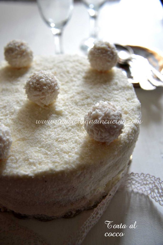 Torta al cocco e cacao