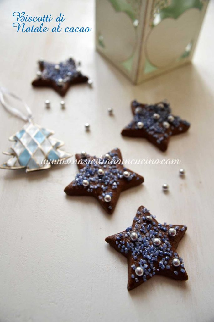 Biscotti di Natale al cacao Biscotti di Natale al cacao