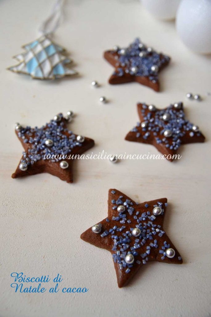 Biscotti di Natale al cacao Biscotti di Natale al cacao