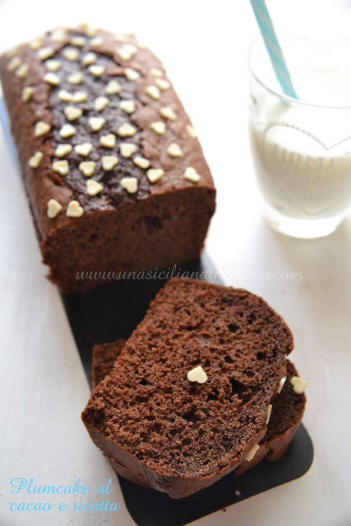 Plumcake al cacao e ricotta Plumcake al cacao e ricotta