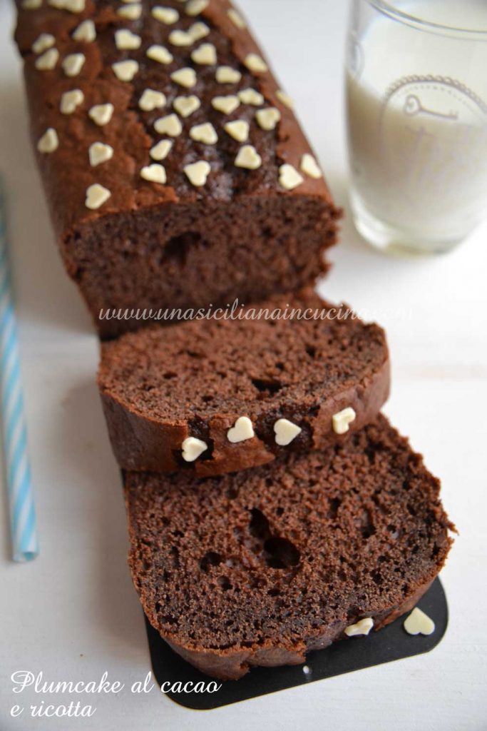 Plumcake al cacao e ricotta Plumcake al cacao e ricotta