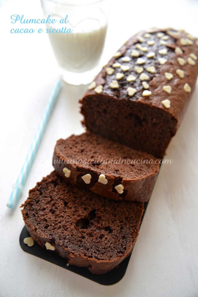 Plumcake al cacao e ricotta Plumcake al cacao e ricotta