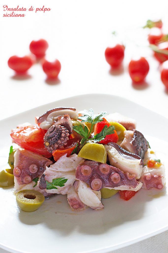Insalata di polpo siciliana Insalata di polpo siciliana