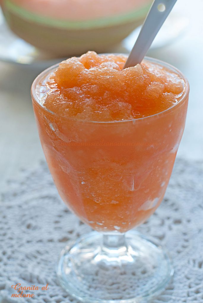 Granita al melone siciliana