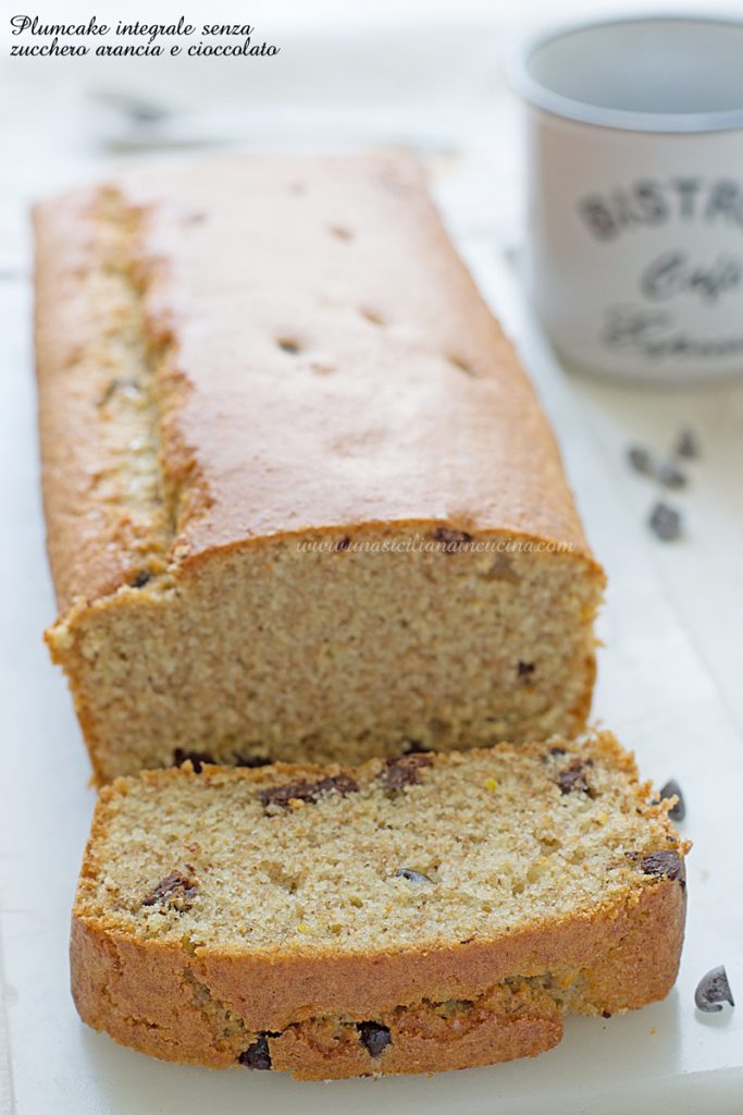 Plumcake integrale arancia e cioccolato Plumcake integrale arancia e cioccolato