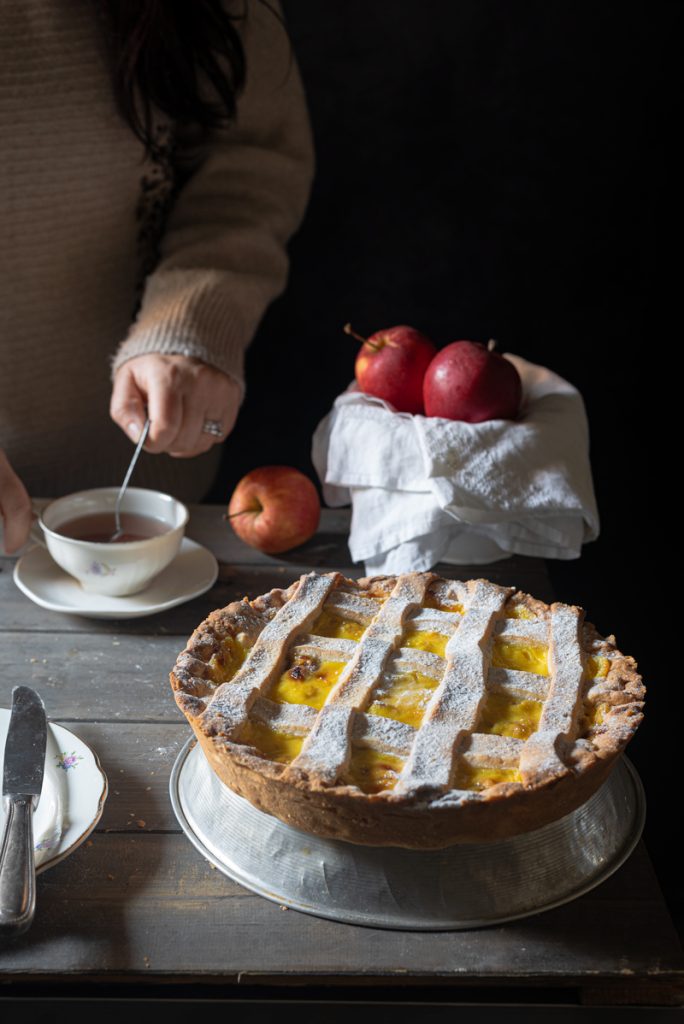 Crostata crema e mele