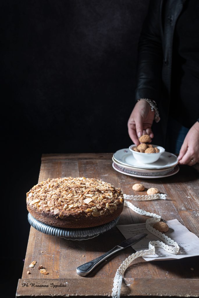 Torta ricotta e amaretti
