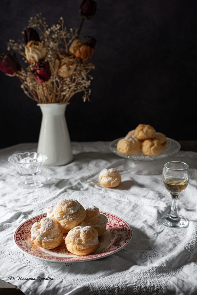 Sciù con crema di ricotta