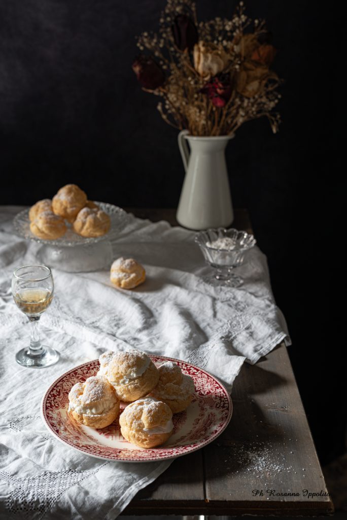 Sciù con crema di ricotta
