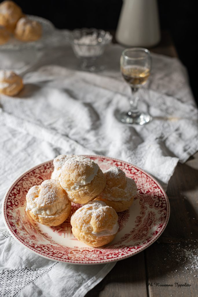 Sciù con crema di ricotta