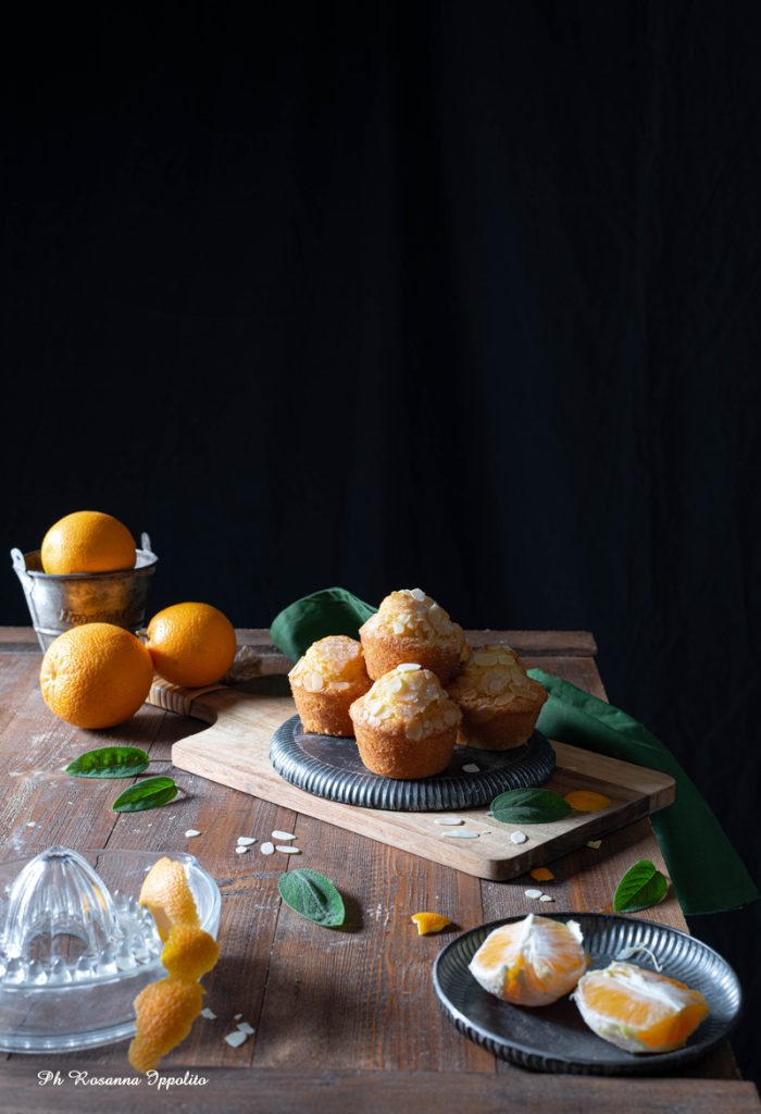 Muffins arancia e mandorle